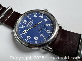 MaxSold Auction: men&#39;s Shinola Runwell watch  - Mississauga (Ontario, Canada) SELLER MANAGED Downsizing Online Auction - Summerville Court (STORAGE)