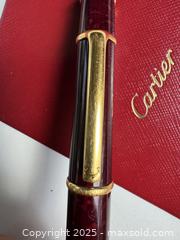 MaxSold Auction: vintage Cartier Diabolo ballpoint pen  - Mississauga (Ontario, Canada) SELLER MANAGED Downsizing Online Auction - Summerville Court (STORAGE)