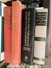 MaxSold Auction: Lot of 12–15 Hardcover Music &#38; Composer Books - Abington (Massachusetts, USA) PARTNER MANAGED Reseller Online Auction - North Avenue
