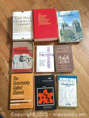 MaxSold Auction: Lot of Approximately 12 Hardcover Books: Religion, Philosophy, History - Abington (Massachusetts, USA) PARTNER MANAGED Reseller Online Auction - North Avenue