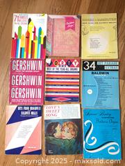 MaxSold Auction: Vintage Organ Sheet Music Lot — Baldwin &#38; General Arrangements - Abington (Massachusetts, USA) PARTNER MANAGED Reseller Online Auction - North Avenue