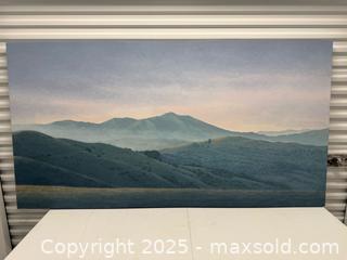 MaxSold Auction: 1973 Landscape Painting on Canvas by Wm Whalen - San Jose (California, USA) SELLER MANAGED Estate Sale Online Auction - Silver Creek Valley Road (STORAGE)