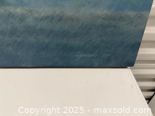 MaxSold Auction: 1973 Landscape Painting on Canvas by Wm Whalen - San Jose (California, USA) SELLER MANAGED Estate Sale Online Auction - Silver Creek Valley Road (STORAGE)