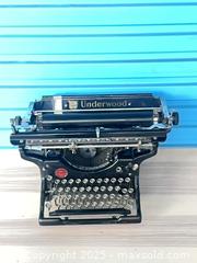 MaxSold Auction: Antique Underwood Typewriter P8  - Vancouver (British Columbia, Canada) SELLER MANAGED Estate Sale Online Auction - East 7th Avenue