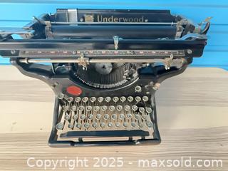 MaxSold Auction: Antique Underwood Typewriter P8  - Vancouver (British Columbia, Canada) SELLER MANAGED Estate Sale Online Auction - East 7th Avenue