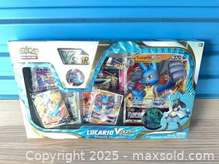 MaxSold Auction: Lucario Vstar Premium Collection Sealed C  - Vancouver (British Columbia, Canada) SELLER MANAGED Estate Sale Online Auction - East 7th Avenue