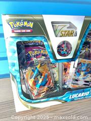 MaxSold Auction: Lucario Vstar Premium Collection Sealed C  - Vancouver (British Columbia, Canada) SELLER MANAGED Estate Sale Online Auction - East 7th Avenue