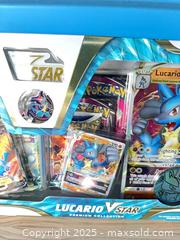 MaxSold Auction: Lucario Vstar Premium Collection Sealed C  - Vancouver (British Columbia, Canada) SELLER MANAGED Estate Sale Online Auction - East 7th Avenue