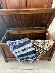 MaxSold Auction: Solid Wood Blanket Box - Smith Falls (Ontario, Canada) PARTNER MANAGED Downsizing Online Auction - Rainbow Valley Drive