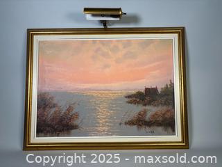 MaxSold Auction: Framed JAN VAN DYK Signed Oil Painting on Canvas - Toronto (Ontario, Canada) SELLER MANAGED Reseller Online Auction - Chesswood Drive