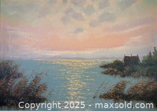 MaxSold Auction: Framed JAN VAN DYK Signed Oil Painting on Canvas - Toronto (Ontario, Canada) SELLER MANAGED Reseller Online Auction - Chesswood Drive