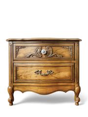 MaxSold Auction: Antique French Provincial Nightstand with Carved Details and Ornate Hardware - Toronto (Ontario, Canada) SELLER MANAGED Estate Sale Online Auction - Benary Crescent