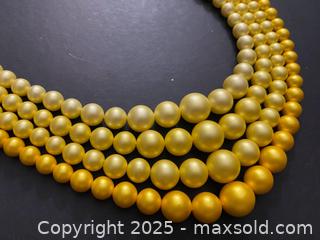MaxSold Auction: Beautiful Vintage 4-strand beaded necklace - Toronto (Ontario, Canada) SELLER MANAGED Estate Sale Online Auction - Benary Crescent
