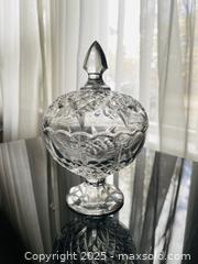 MaxSold Auction: Cristal D'arques-Durand Longchamp Pattern Clear Lidded Candy Dish - Toronto (Ontario, Canada) SELLER MANAGED Estate Sale Online Auction - Benary Crescent
