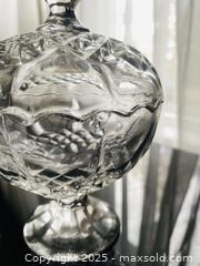 MaxSold Auction: Cristal D'arques-Durand Longchamp Pattern Clear Lidded Candy Dish - Toronto (Ontario, Canada) SELLER MANAGED Estate Sale Online Auction - Benary Crescent