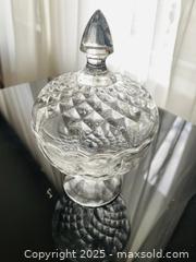 MaxSold Auction: Cristal D'arques-Durand Longchamp Pattern Clear Lidded Candy Dish - Toronto (Ontario, Canada) SELLER MANAGED Estate Sale Online Auction - Benary Crescent