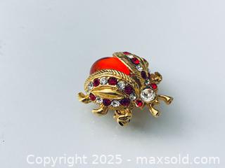 MaxSold Auction: Cute Vintage Ladybug Jelly Belly Brooch - Toronto (Ontario, Canada) SELLER MANAGED Estate Sale Online Auction - Benary Crescent