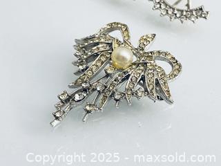 MaxSold Auction: Rare Vintage Brooch And Earrings, Rhinestone Jewelry - Toronto (Ontario, Canada) SELLER MANAGED Estate Sale Online Auction - Benary Crescent