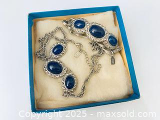 MaxSold Auction: Signed 1928 Jewelry Set, Necklace With Bracelet - Toronto (Ontario, Canada) SELLER MANAGED Estate Sale Online Auction - Benary Crescent
