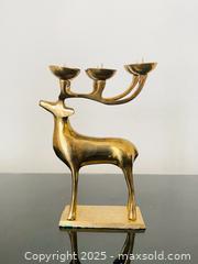 MaxSold Auction: Vintage Brass Deer Candle Tea Light Holder - Toronto (Ontario, Canada) SELLER MANAGED Estate Sale Online Auction - Benary Crescent