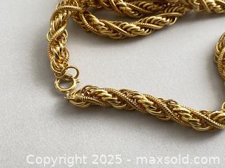 MaxSold Auction: Vintage Gold Plated Chain Necklace - Toronto (Ontario, Canada) SELLER MANAGED Estate Sale Online Auction - Benary Crescent