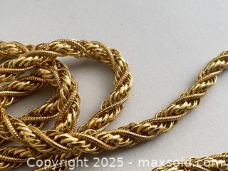 MaxSold Auction: Vintage Gold Plated Chain Necklace - Toronto (Ontario, Canada) SELLER MANAGED Estate Sale Online Auction - Benary Crescent