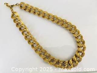 MaxSold Auction: Vintage Gold Plated Chunky Chain Necklace - Toronto (Ontario, Canada) SELLER MANAGED Estate Sale Online Auction - Benary Crescent