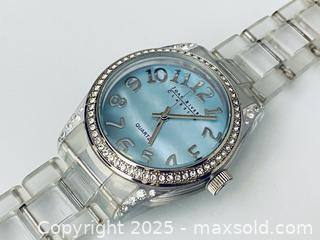 MaxSold Auction: Vintage Joan Rivers Analog Lightweight Watch With Crystal Bezel And Soft Blue Face - Toronto (Ontario, Canada) SELLER MANAGED Estate Sale Online Auction - Benary Crescent