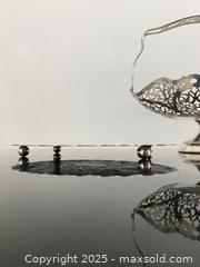 MaxSold Auction: Vintage Silver Plated Basket Tray with Handle Made in England - Toronto (Ontario, Canada) SELLER MANAGED Estate Sale Online Auction - Benary Crescent