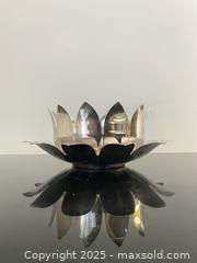 MaxSold Auction: Vintage Wallace Silversmiths Silver Plated Lotus Flower Frog Bowl Set - Made in Italy - Toronto (Ontario, Canada) SELLER MANAGED Estate Sale Online Auction - Benary Crescent