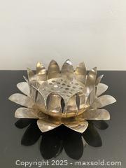 MaxSold Auction: Vintage Wallace Silversmiths Silver Plated Lotus Flower Frog Bowl Set - Made in Italy - Toronto (Ontario, Canada) SELLER MANAGED Estate Sale Online Auction - Benary Crescent