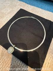 MaxSold Auction: 14K Gold & Sterling Collar Necklace with Removable Diamond Pendant - Lakeshore (Ontario, Canada) PARTNER MANAGED Estate Sale Online Auction - County Road 42