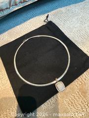 MaxSold Auction: 14K Gold & Sterling Collar Necklace with Removable Diamond Pendant - Lakeshore (Ontario, Canada) PARTNER MANAGED Estate Sale Online Auction - County Road 42