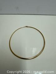 MaxSold Auction: 14K Italy Hinged Rigid Collar Necklace 0.776 ozt - Lakeshore (Ontario, Canada) PARTNER MANAGED Estate Sale Online Auction - County Road 42