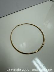 MaxSold Auction: 14K Italy Hinged Rigid Collar Necklace 0.776 ozt - Lakeshore (Ontario, Canada) PARTNER MANAGED Estate Sale Online Auction - County Road 42