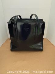 MaxSold Auction: Authentic Prada Black Patent Leather Tote / Shoulder Bag - Lakeshore (Ontario, Canada) PARTNER MANAGED Estate Sale Online Auction - County Road 42
