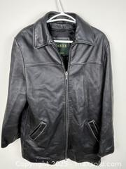 MaxSold Auction: Danier Canada Black Leather Jacket, Size M 10-12 - Cobourg (Ontario, Canada) SELLER MANAGED Reseller  Online Auction - Burnham Street