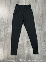 MaxSold Auction: Women&#39;s Black Leggings with Wide Waist Band, Size S/M - Cobourg (Ontario, Canada) SELLER MANAGED Reseller  Online Auction - Burnham Street