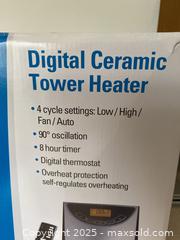 MaxSold Auction: Digital Ceramic Tower Heater - Toronto (Ontario, Canada) SELLER MANAGED Downsizing Online Auction - Sedgemount Drive