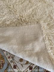 MaxSold Auction: Vintage Flokati Rug - Cream Colour - Toronto (Ontario, Canada) SELLER MANAGED Downsizing Online Auction - Sedgemount Drive