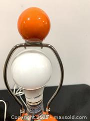 MaxSold Auction: MCM orange glass table lamp - Hamilton (Ontario, Canada) SELLER MANAGED Estate Sale Online Auction -  Chegwin Street