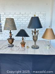 MaxSold Auction: 4 vintage lamps - Cocoa (Florida, USA) SELLER MANAGED Estate Sale Online Auction - Broadcast Court.