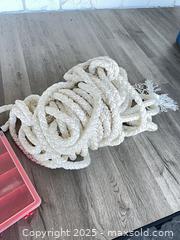 MaxSold Auction: 75 feet Anchor rope and tackle boxes - Cocoa (Florida, USA) SELLER MANAGED Estate Sale Online Auction - Broadcast Court.