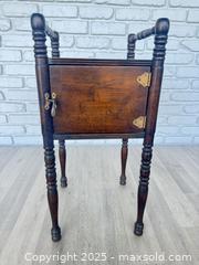 MaxSold Auction: Antique cabinet stand, small - Cocoa (Florida, USA) SELLER MANAGED Estate Sale Online Auction - Broadcast Court.