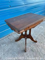 MaxSold Auction: Antique table - Cocoa (Florida, USA) SELLER MANAGED Estate Sale Online Auction - Broadcast Court.