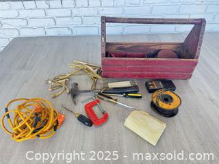 MaxSold Auction: Antique toolbox and miscellaneous tools - Cocoa (Florida, USA) SELLER MANAGED Estate Sale Online Auction - Broadcast Court.