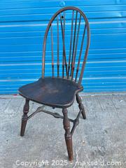 MaxSold Auction: Antique wooden chair - Cocoa (Florida, USA) SELLER MANAGED Estate Sale Online Auction - Broadcast Court.