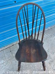 MaxSold Auction: Antique wooden chair - Cocoa (Florida, USA) SELLER MANAGED Estate Sale Online Auction - Broadcast Court.