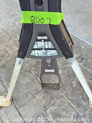 MaxSold Auction: Black Max clamp holder design sawhorse - Cocoa (Florida, USA) SELLER MANAGED Estate Sale Online Auction - Broadcast Court.