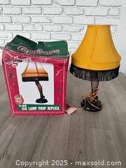 MaxSold Auction: Christmas story leg lamp 20 inches - Cocoa (Florida, USA) SELLER MANAGED Estate Sale Online Auction - Broadcast Court.